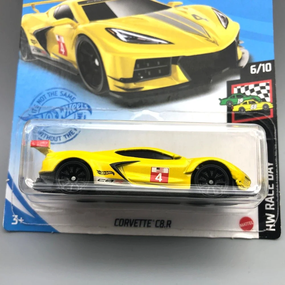 Hot Wheels Corvette C8.R Yellow 105/250 HW Race Day 6/10 Diecast Car GRX31-M7C5